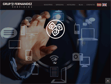 Tablet Screenshot of gfservicios.com